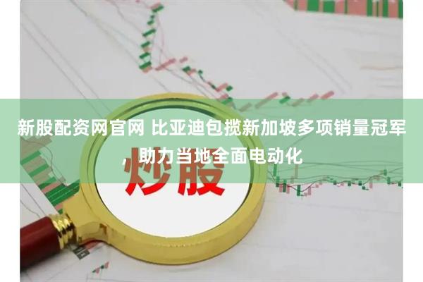 新股配资网官网 比亚迪包揽新加坡多项销量冠军，助力当地全面电动化